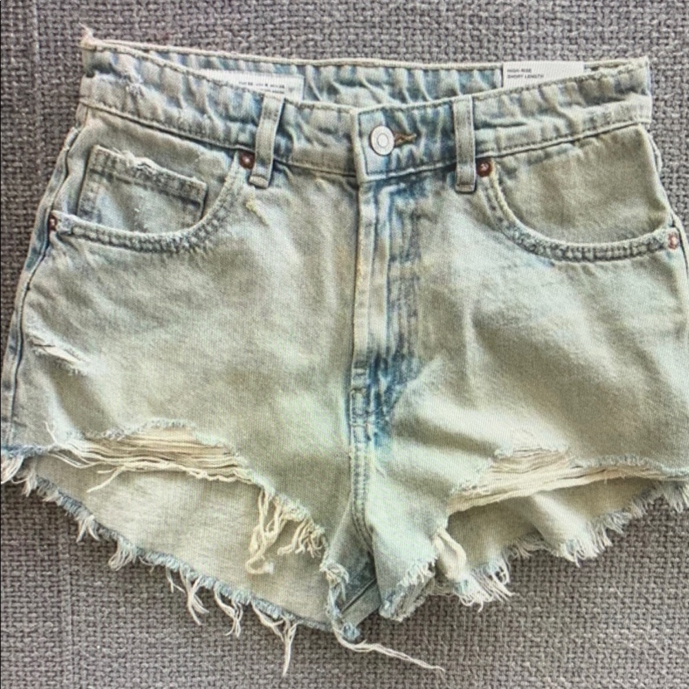 Distressed Denim Women Shorts